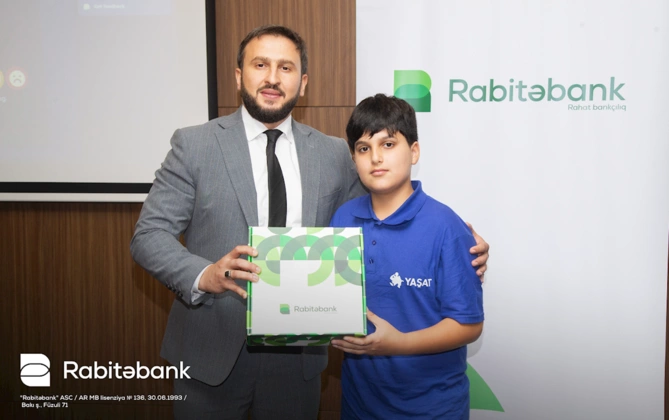 Rabitəbank YAŞAT düşərgəsində şəhid övladları üçün maliyyə savadlılığı təlimi təşkil etdi — FOTOLAR Rabitəbank YAŞAT düşərgəsində şəhid övladları üçün maliyyə savadlılığı təlimi təşkil etdi — FOTOLAR
