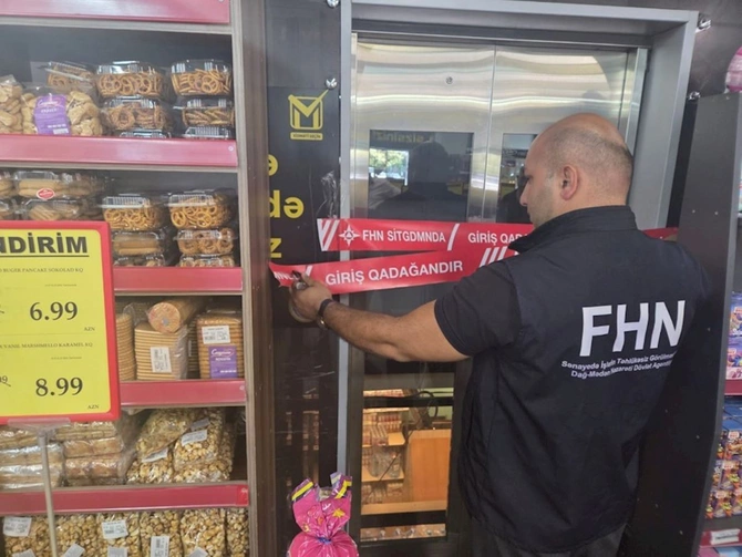 Marketin liftinin fəaliyyəti dayandırıldı — VİDEO/FOTOLAR Marketin liftinin fəaliyyəti dayandırıldı — VİDEO/FOTOLAR