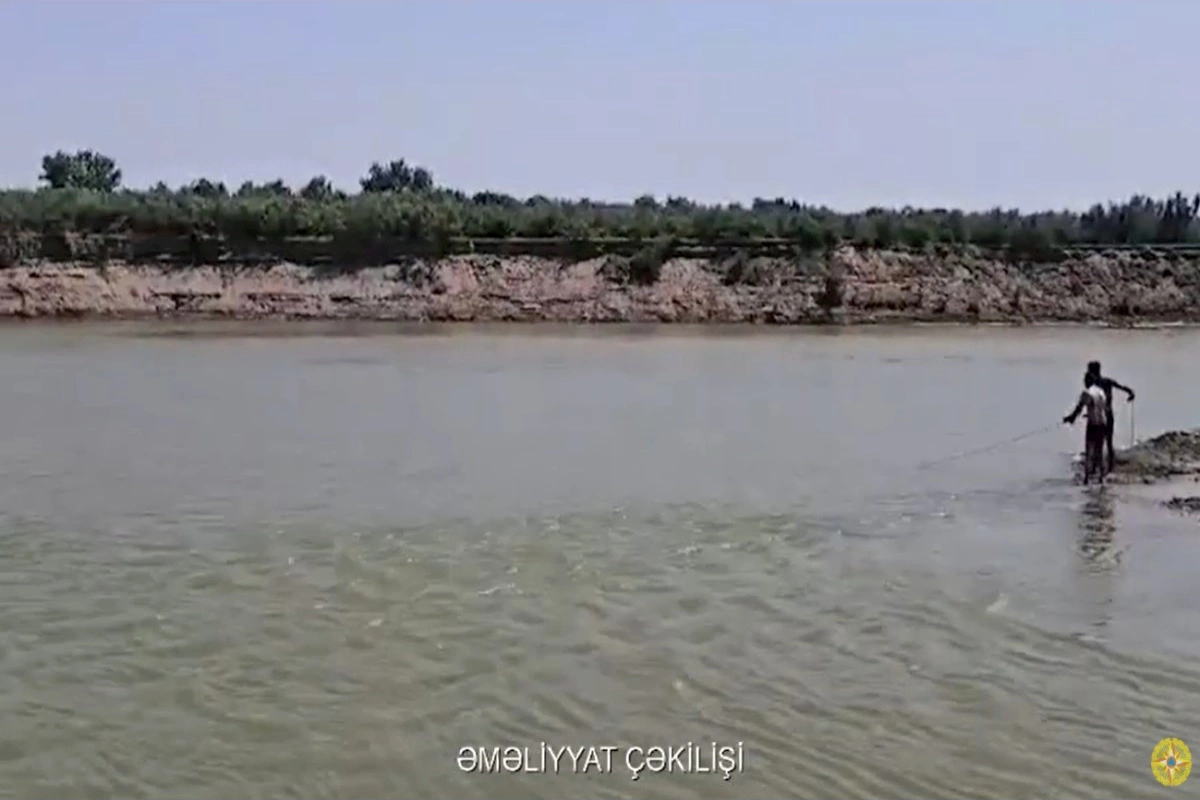 Çayda batma təhlükəsi olan 23 yaşlı oğlan xilas edilib — VİDEO