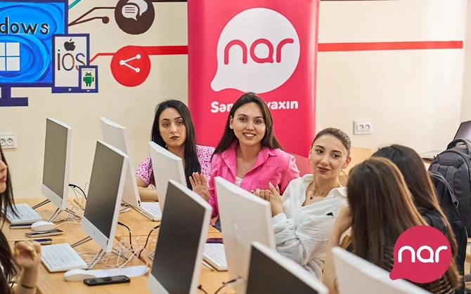 “Nar” Gəncədə tələbələr üçün marketinq və karyera təlimləri təşkil edib — FOTOLAR