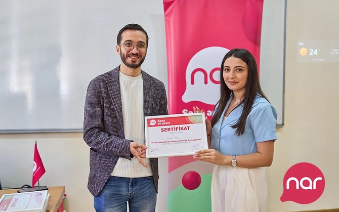 “Nar” Gəncədə tələbələr üçün marketinq və karyera təlimləri təşkil edib — FOTOLAR