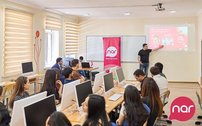 “Nar” Gəncədə tələbələr üçün marketinq və karyera təlimləri təşkil edib — FOTOLAR