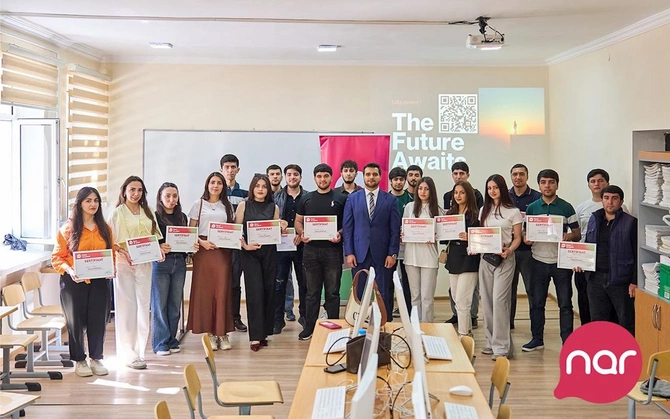 “Nar” Gəncədə tələbələr üçün marketinq və karyera təlimləri təşkil edib — FOTOLAR