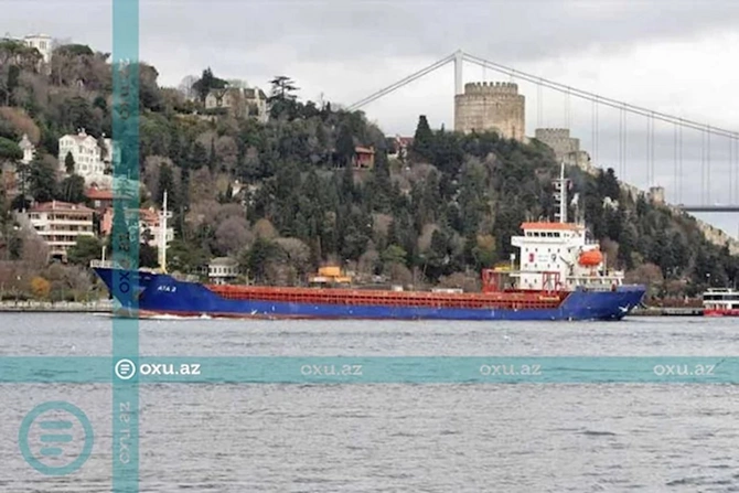 Ukraynada azərbaycanlıların olduğu gəmiyə dron hücumu edildi — FOTOLAR