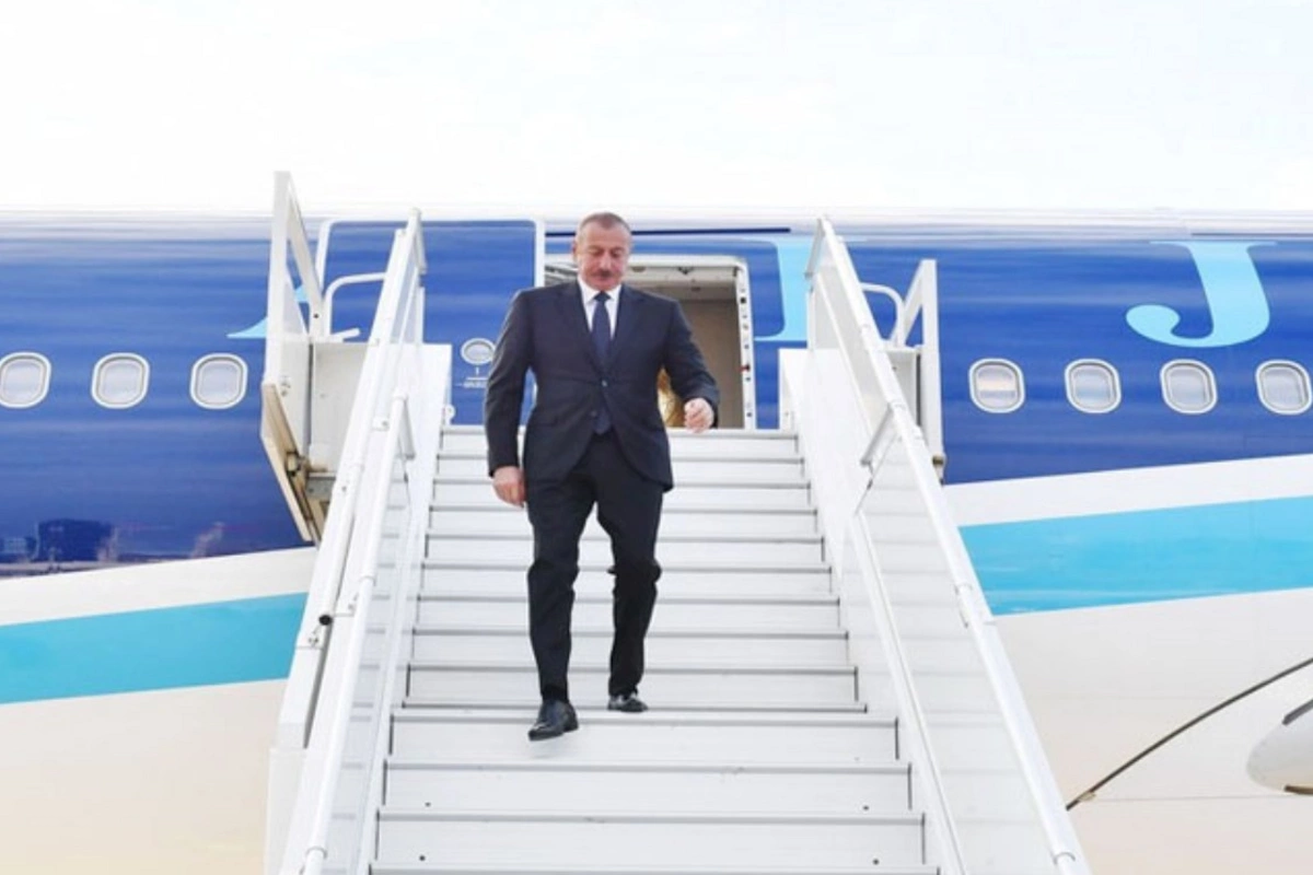 İlham Əliyev Qırğızıstanda səfərdədir