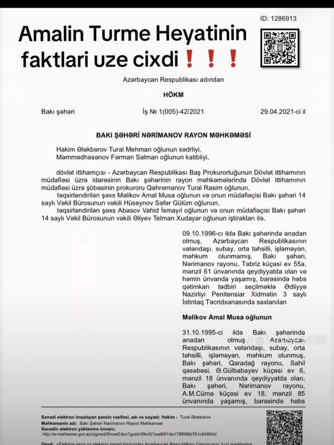 Qəzada ölən Amal narkotikə görə tutulubmuş — FOTOLAR Qəzada ölən Amal narkotikə görə tutulubmuş — FOTOLAR