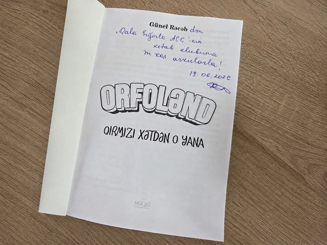 Qala Sığortanın Kitab Klubunda bu dəfə Orfolənd müzakirə olundu — FOTOLAR