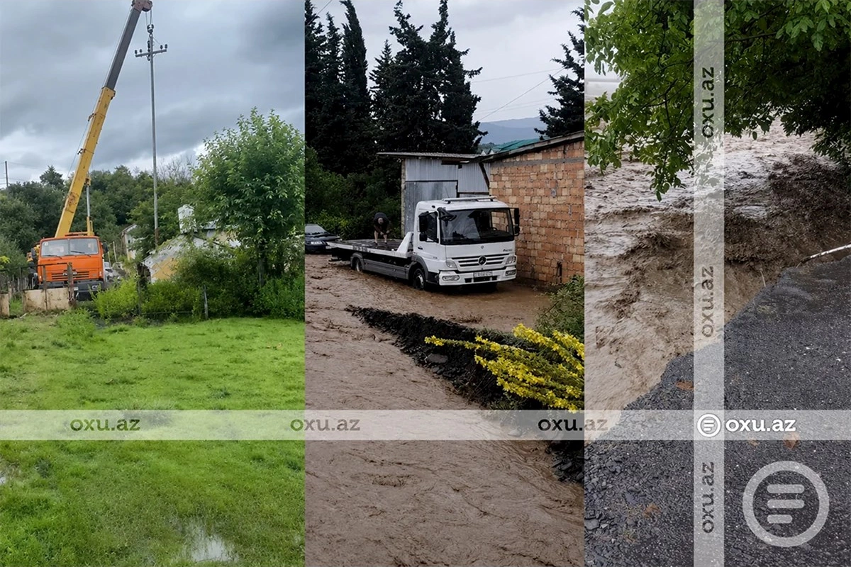 Zaqatalada rayon mərkəzi ilə əlaqəsi kəsilən kənddə son vəziyyət — VİDEO