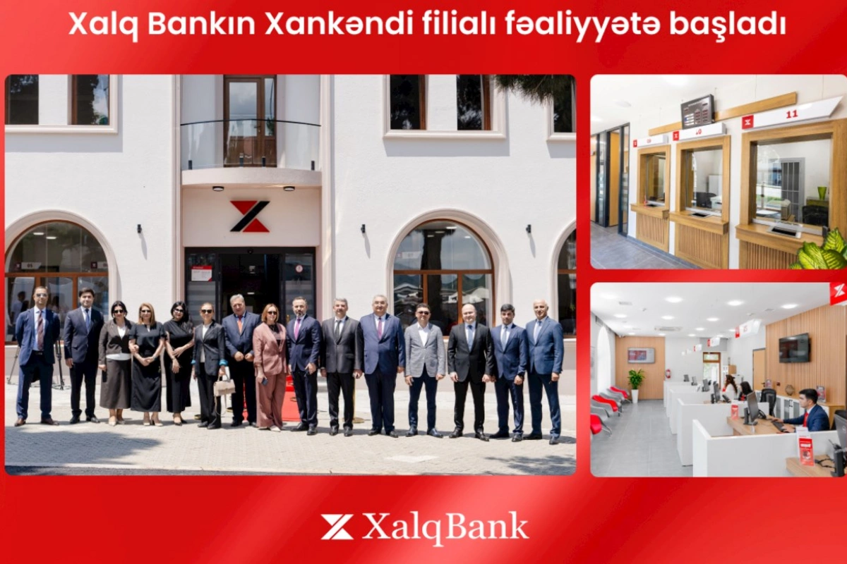 Xalq Bankın Xankəndi filialı fəaliyyətə başladı — FOTOLAR