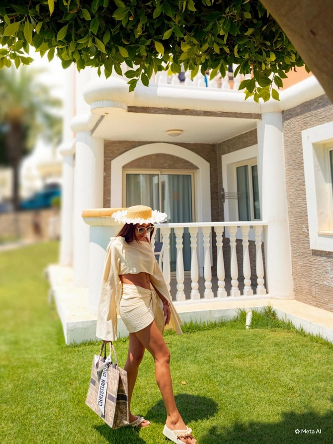 Ayanın qızı ilə yay tətili — FOTOLAR