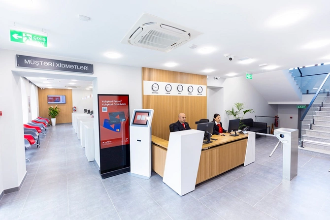 Xalq Bankın Xankəndi filialı fəaliyyətə başladı — FOTOLAR