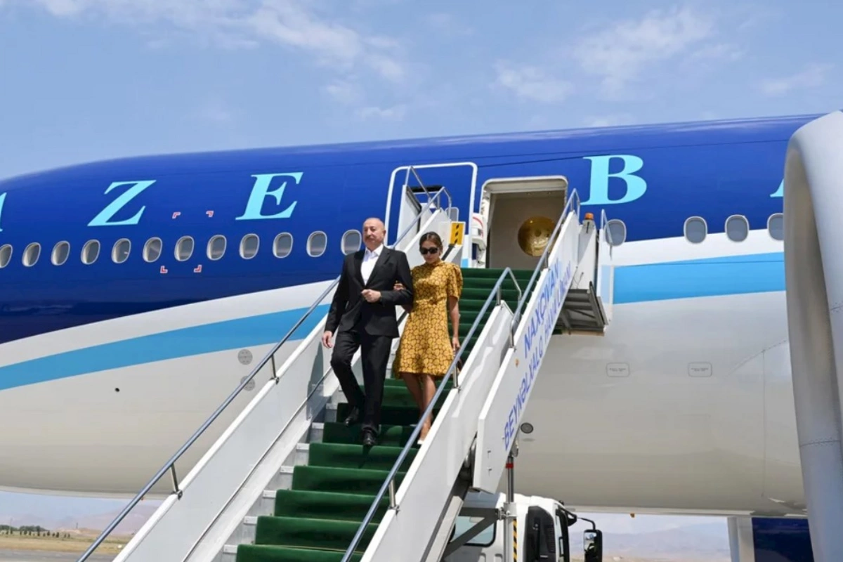 Prezident İlham Əliyev Naxçıvanda səfərdədir