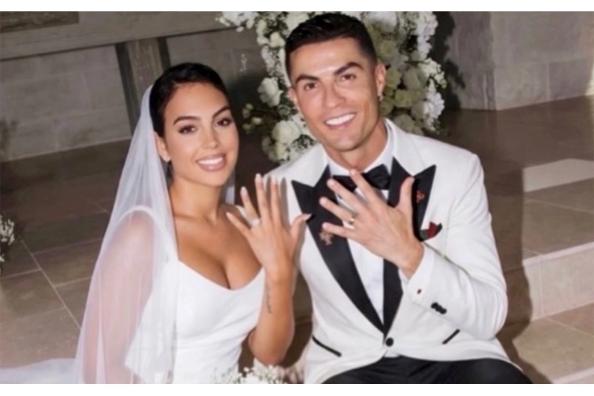 Ronaldo və Corcina Rodriges evləndi — FOTOLAR
