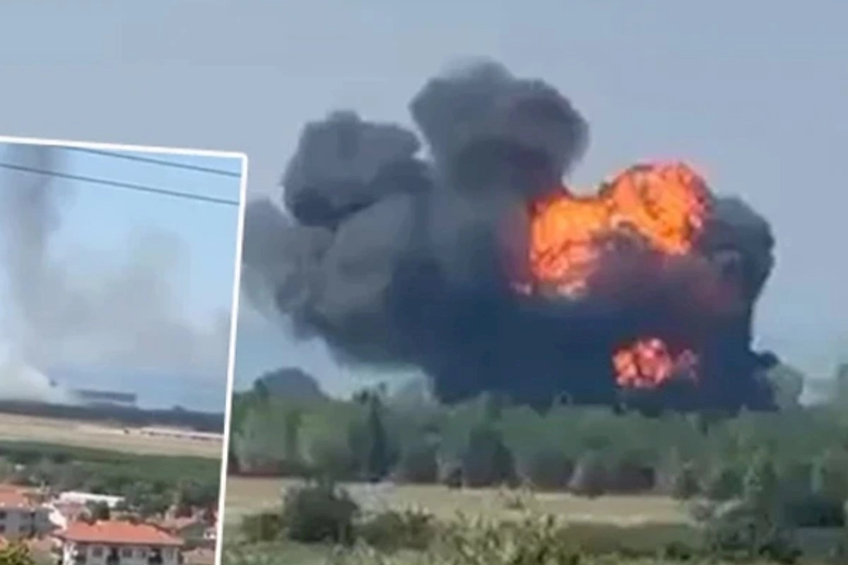 Türkiyədə F-16 qəzaya uğradı — Pilot katapult etdi