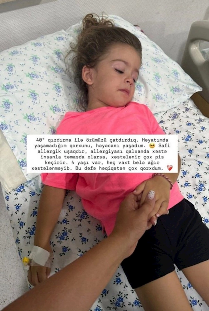 Cavid Gülün qızı xəstəxanalıq oldu — FOTO