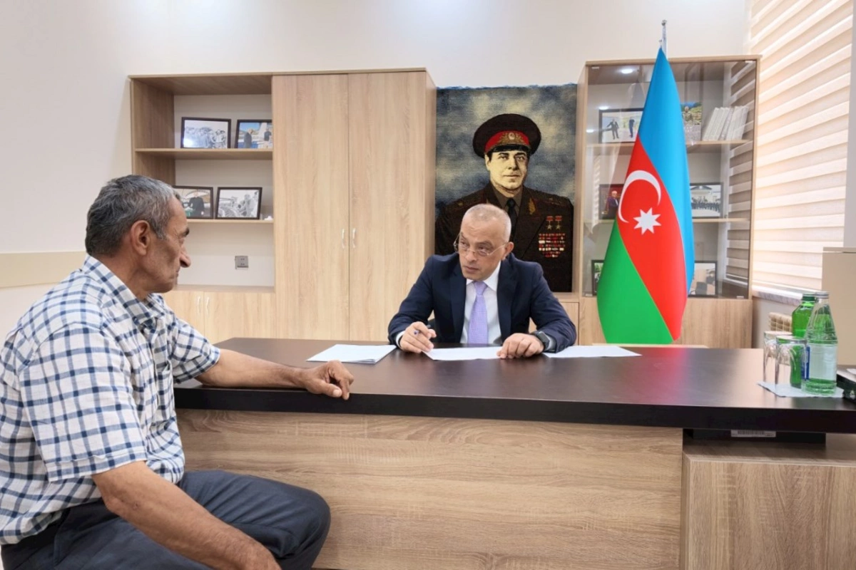 Azərbaycan Dövlət Su Ehtiyatları Agentliyinin sədri Lənkəran şəhərində vətəndaşlarla görüşüb — FOTOLAR