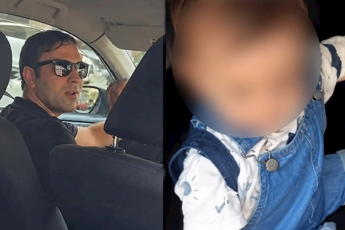 Taksi sürücüsü uşaqlı sərnişini yarı yolda düşürdü — VİDEO