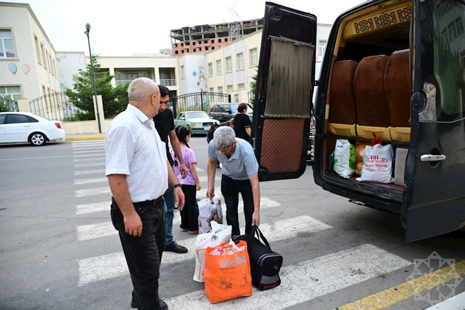 Xankəndi şəhərinə növbəti köç — FOTOLAR