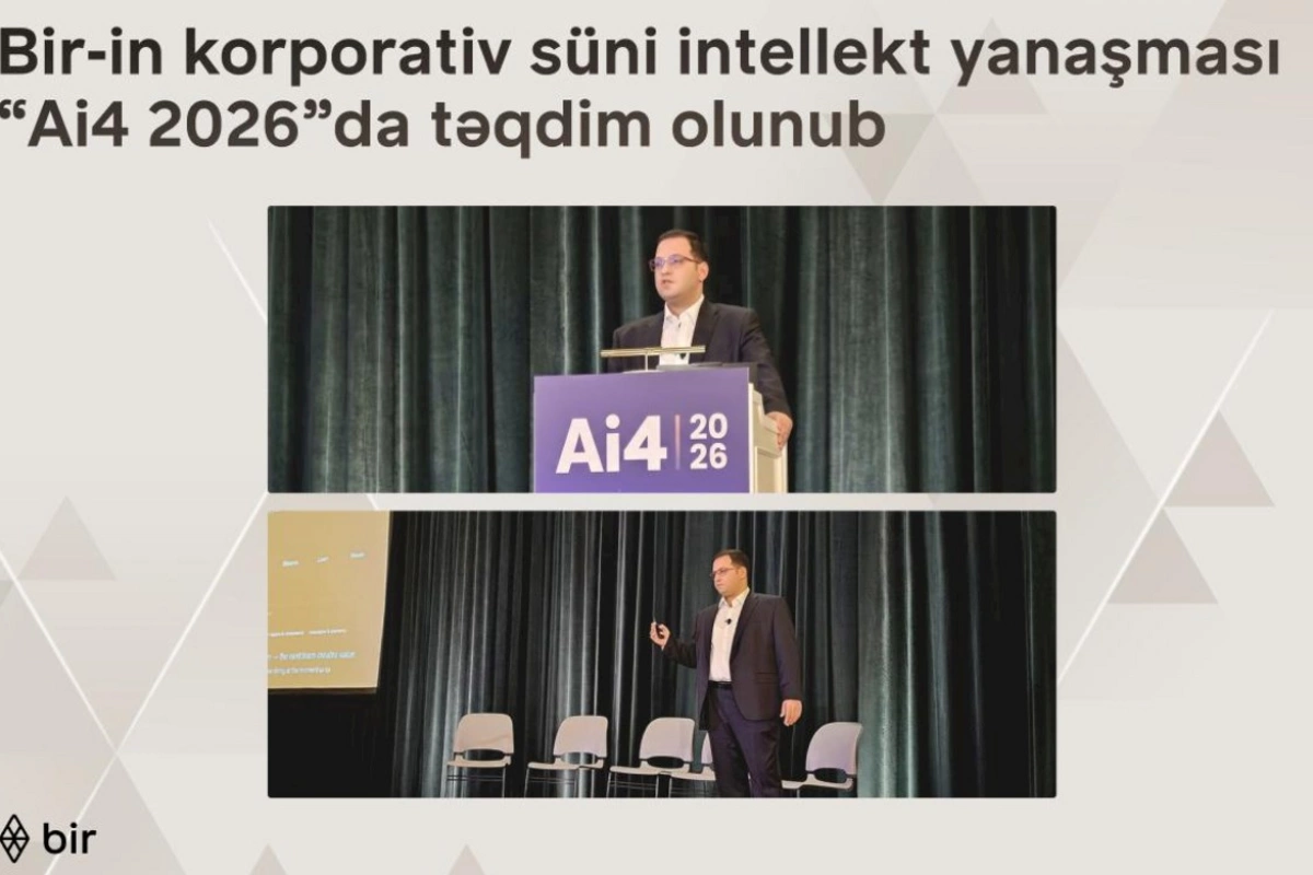 Bir-in korporativ süni intellekt yanaşması ABŞ-də keçirilən “Ai4 2026”da təqdim olunub