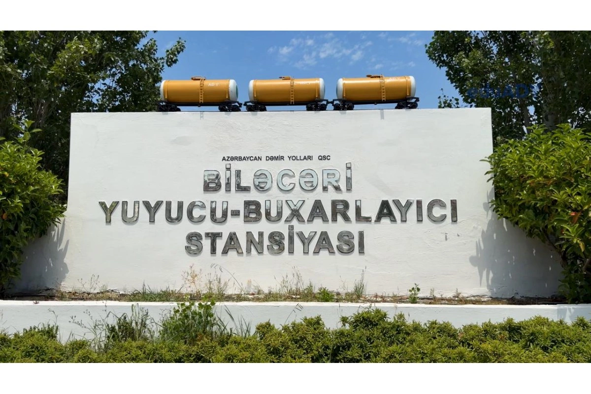 Biləcəri yuyucu-buxarlayıcı stansiyasında 1861 çən vaqon yuyulub — VİDEO/FOTO
