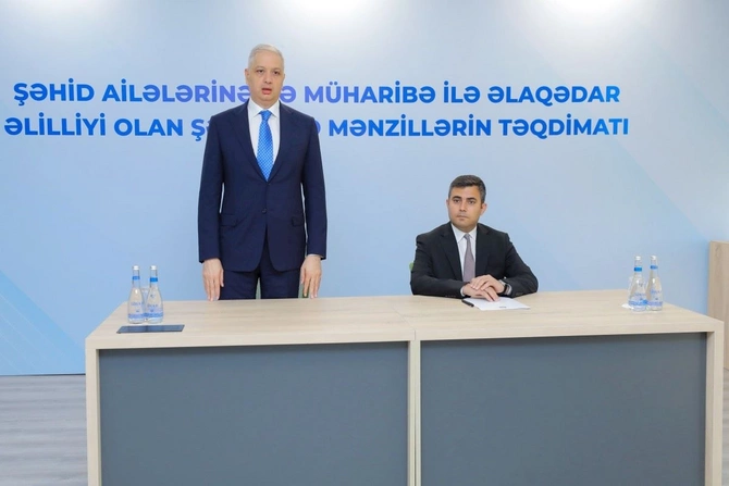 Naxçıvanda şəhid ailələri və əlilliyi olan şəxslərə 68 mənzil təqdim edilib — FOTOLAR