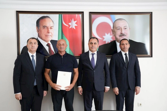 Naxçıvanda şəhid ailələri və əlilliyi olan şəxslərə 68 mənzil təqdim edilib — FOTOLAR