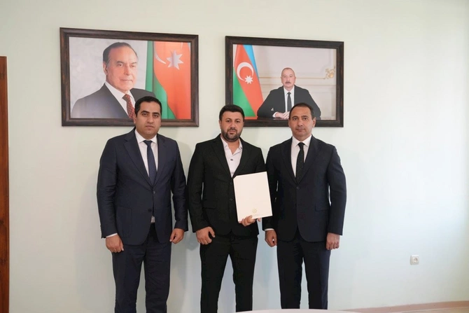 Naxçıvanda şəhid ailələri və əlilliyi olan şəxslərə 68 mənzil təqdim edilib — FOTOLAR