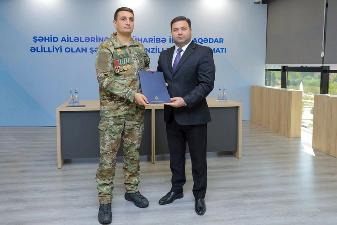 Naxçıvanda şəhid ailələri və əlilliyi olan şəxslərə 68 mənzil təqdim edilib — FOTOLAR