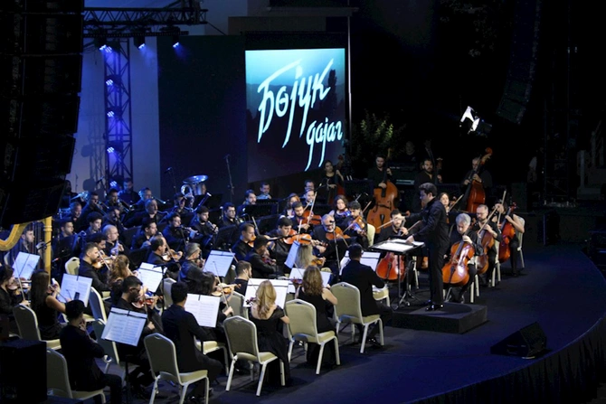 Qəbələ Festivalında ilk dəfə Azərbaycan kinofimlərindən musiqilər səsləndirilib — FOTOLAR