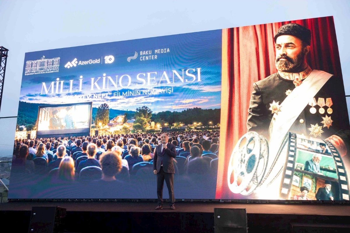 “AzerGold” və Bakı Media Mərkəzinin təşkilatçılığı ilə Daşkəsəndə milli kino seansı keçirilib — FOTOLAR