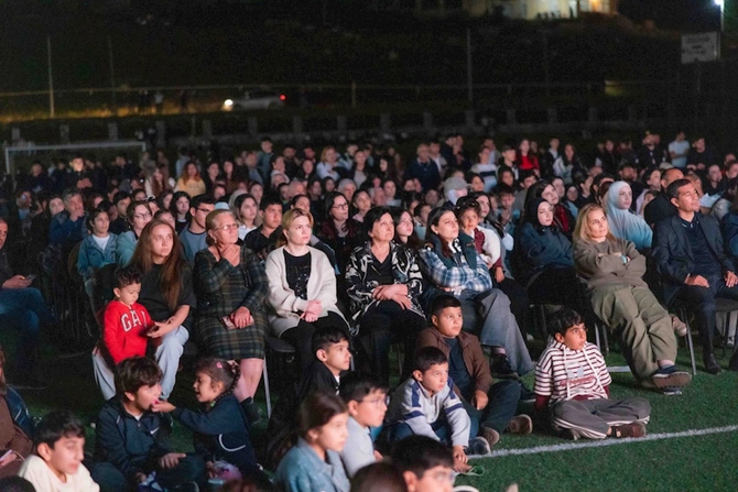 “AzerGold” və Bakı Media Mərkəzinin təşkilatçılığı ilə Daşkəsəndə milli kino seansı baş tutub — FOTOLAR/VİDEO