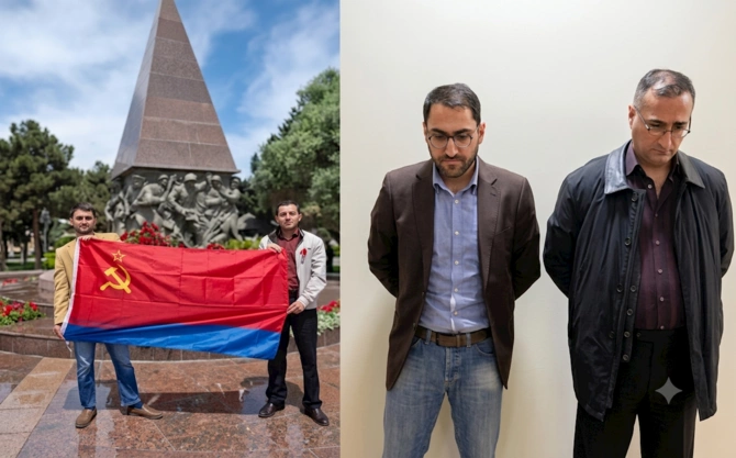 SSRİ bayrağına görə həbs olunanlardan biri Elçin Bayramlı imiş — FOTO