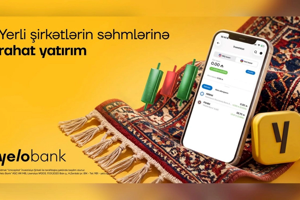 “Yelo Invest”lə yerli şirkətlərin səhmlərinə yatırım etmək indi daha əlçatandır!