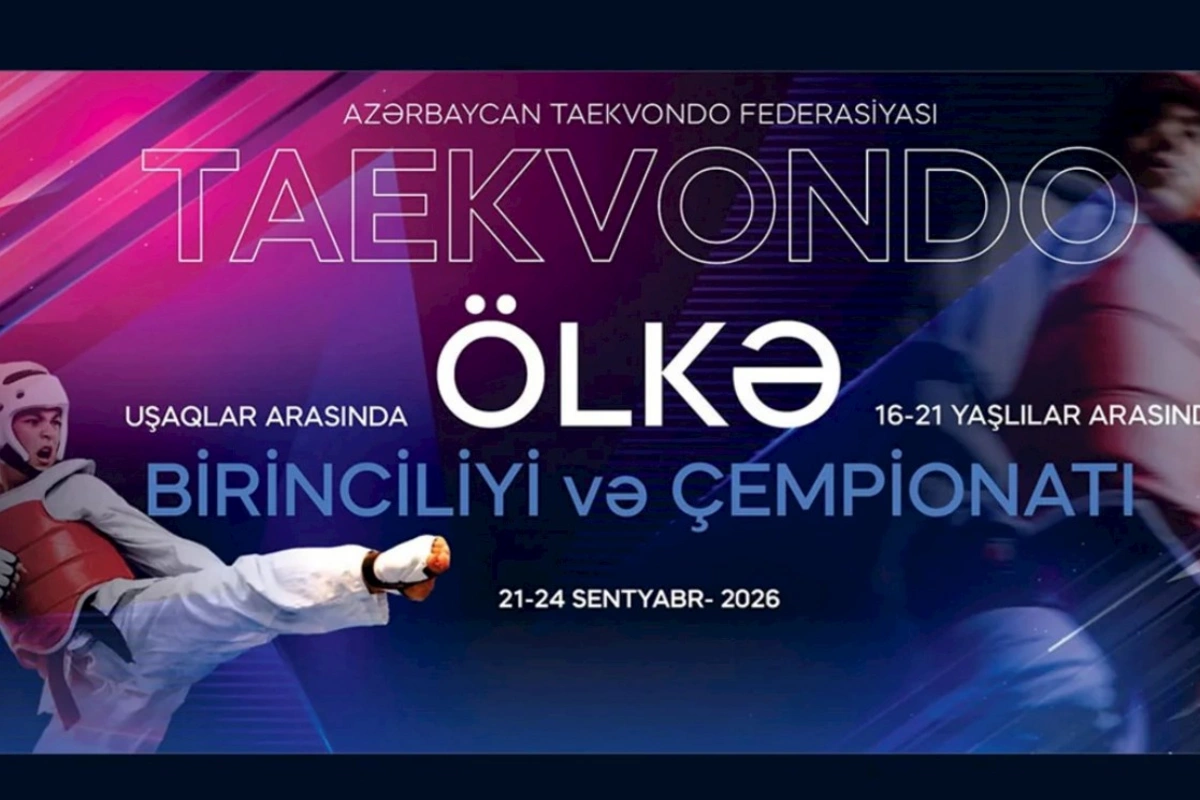 Sentyabrda taekvondo üzrə Azərbaycan çempionatı keçiriləcək