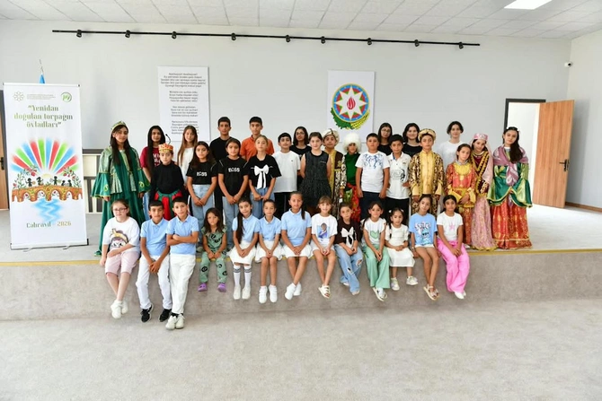 Cəbrayılda uşaqlar və yeniyetmələr üçün yaradıcılıq ustad dərsləri keçirilib — VİDEO/FOTOLAR
