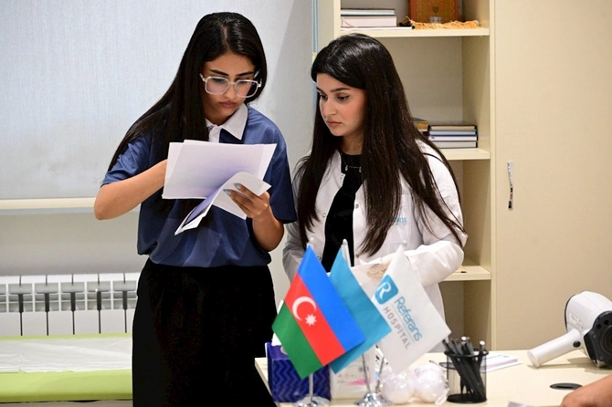 Həmkarlar ittifaqı üzvləri üçün növbəti tibbi aksiya keçirildi — FOTOLAR Həmkarlar ittifaqı üzvləri üçün növbəti tibbi aksiya keçirildi — FOTOLAR