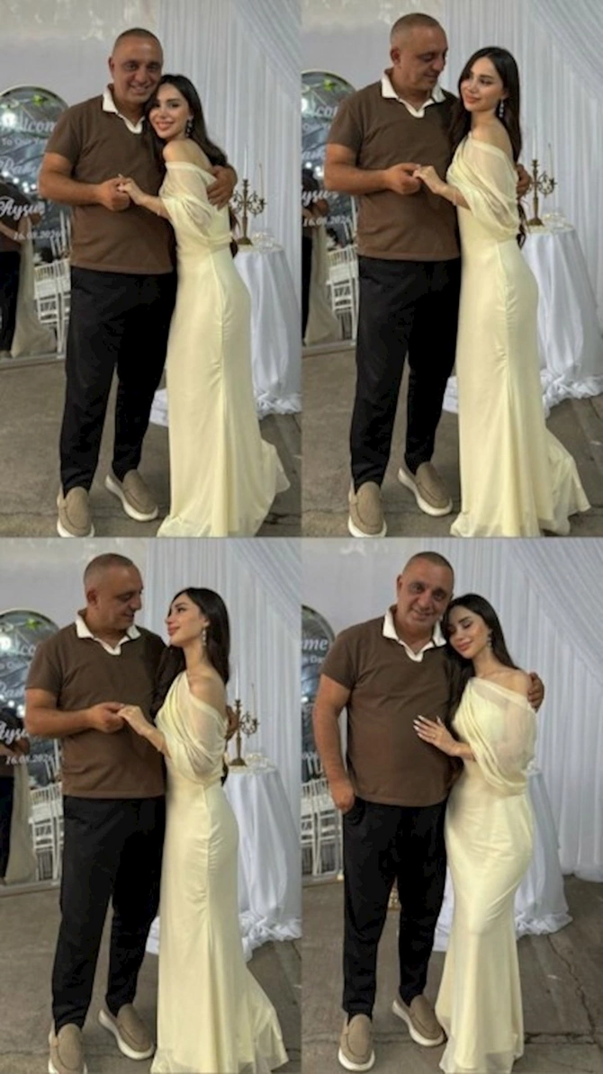 Qızı İbrahim Borçalı ilə fotolarını paylaşdı — FOTOLAR