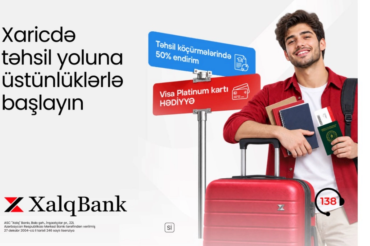 Xalq Bankdan xaricdə təhsillə bağlı sərfəli təklif