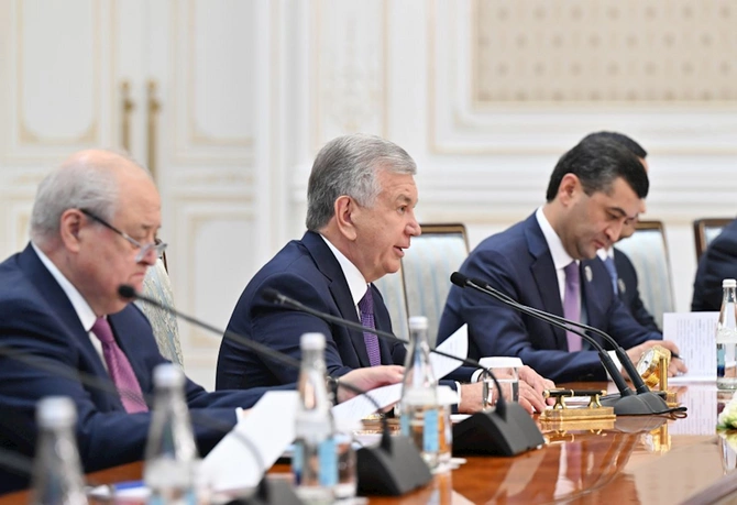 Azərbaycan və Özbəkistan Ali Dövlətlərarası Şuranın 3-cü iclası keçirildi — FOTOLAR (YENİLƏNİB) Azərbaycan və Özbəkistan Ali Dövlətlərarası Şuranın 3-cü iclası keçirildi — FOTOLAR (YENİLƏNİB)