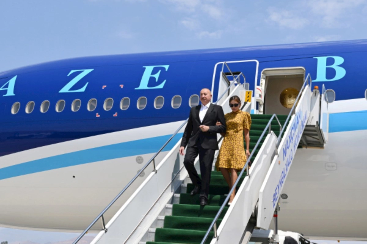 Prezident və birinci xanım Özbəkistana səfərə getdi