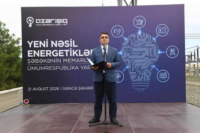 Yeni nəsil energetiklər: Şəbəkənin memarları Ümumrespublika Yarışının Qərb RETSİ üzrə regional turu təşkil olunub — FOTOLAR