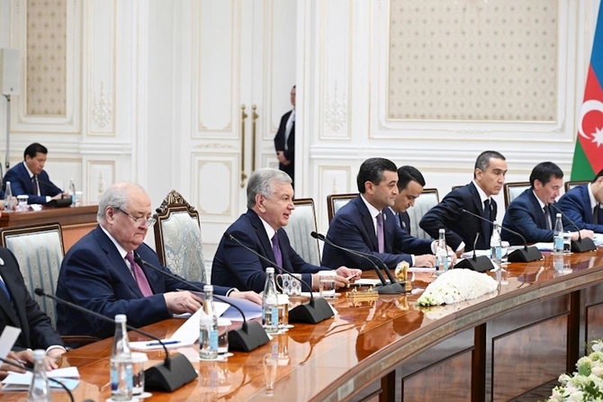 Azərbaycan və Özbəkistan Ali Dövlətlərarası Şuranın 3-cü iclası keçirildi — FOTOLAR (YENİLƏNİB) Azərbaycan və Özbəkistan Ali Dövlətlərarası Şuranın 3-cü iclası keçirildi — FOTOLAR (YENİLƏNİB)