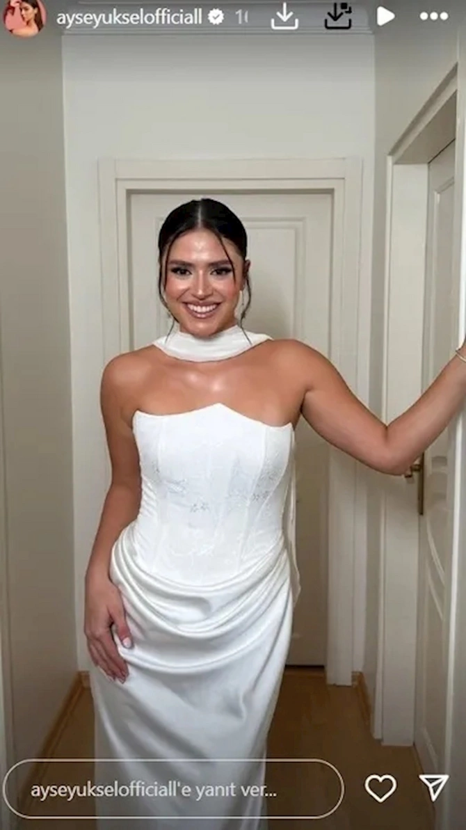 Survivor Ayşə Yüksəl evləndi — FOTOLAR