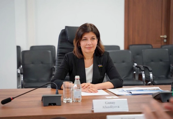Günay Əfəndiyeva Astana şəhərində Qazaxıstanın elm və ali təhsil naziri ilə görüşüb — FOTOLAR Günay Əfəndiyeva Astana şəhərində Qazaxıstanın elm və ali təhsil naziri ilə görüşüb — FOTOLAR