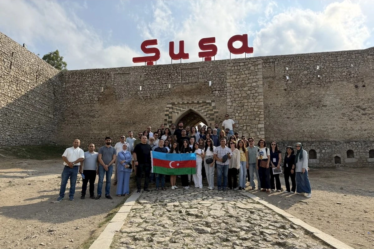 Yerli turizm sənayesi nümayəndələri Qarabağa tanışlıq səfəri ediblər — FOTOLAR