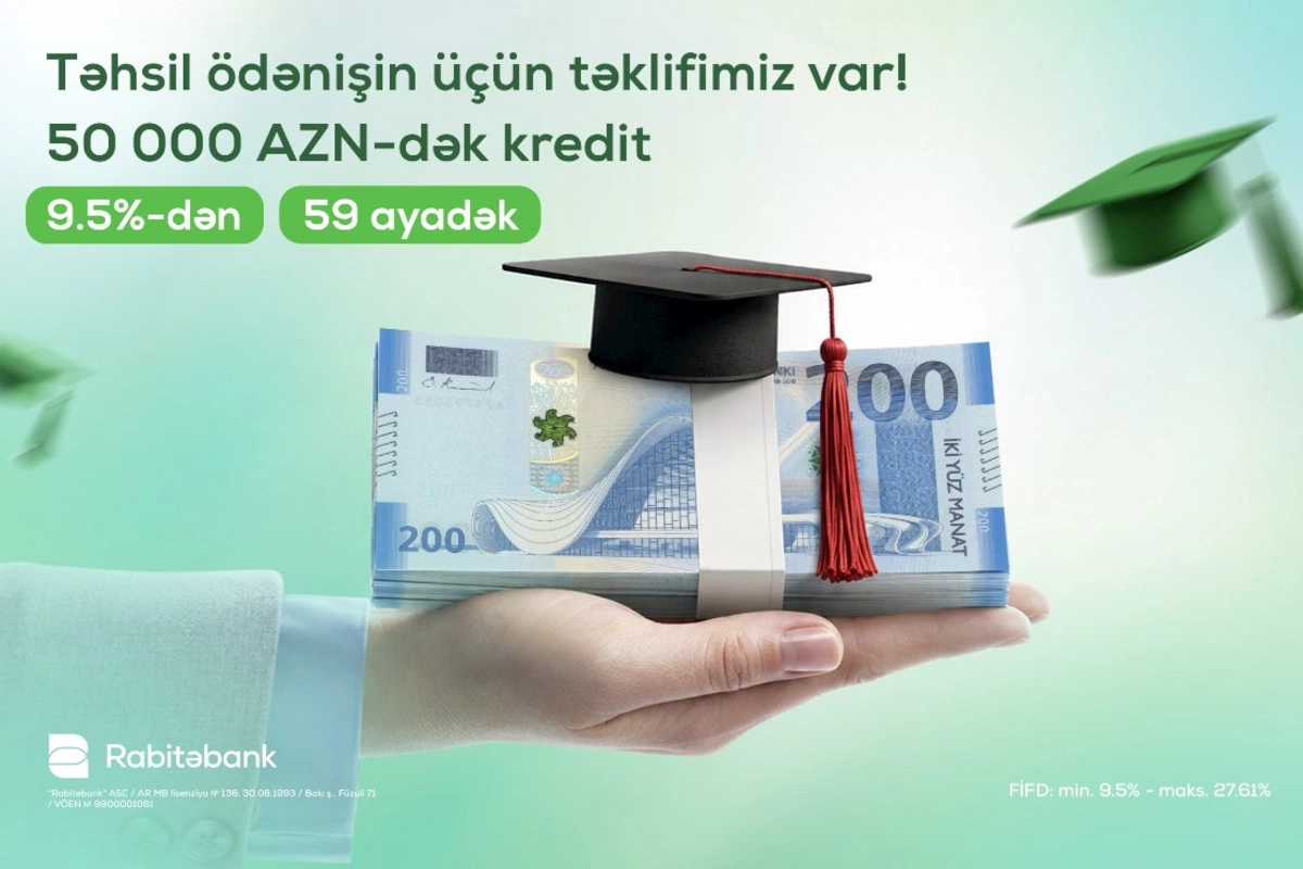 Abituriyentlərin nəzərinə: Təhsil tələbə kreditinə müraciət başlayır