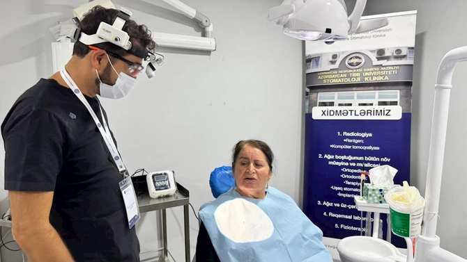Böyük Qayıdış proqramı çərçivəsində Laçında səyyar stomatoloji aksiya keçirildi — FOTOLAR Böyük Qayıdış proqramı çərçivəsində Laçında səyyar stomatoloji aksiya keçirildi — FOTOLAR