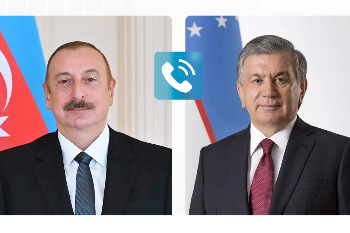 İlham Əliyev Şavkat Mirziyoyevi Özbəkistanın müstəqilliyinin 35 illiyi münasibətilə təbrik edib