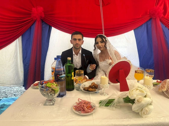 Xocalıda çadır toyu — FOTO
