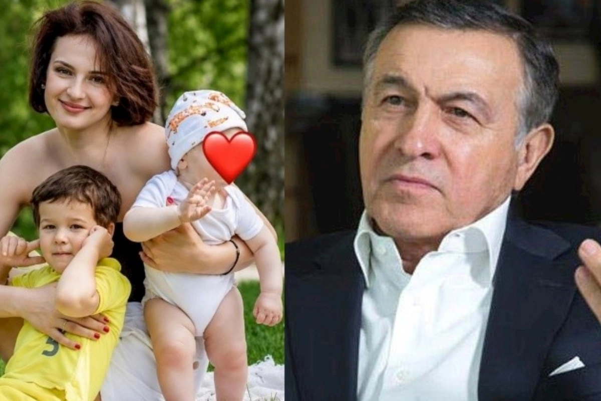 Araz Ağalarovun 27 yaşlı xanımı və övladları — FOTO
